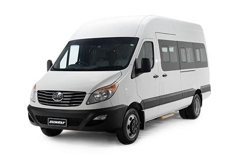 Minivan JAC Sunray de la flota Transporte Ovalles